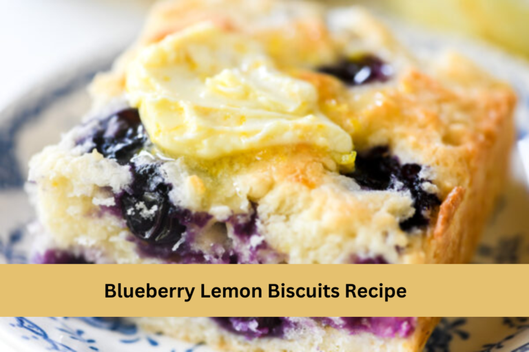 Blueberry Lemon Biscuits Recipe